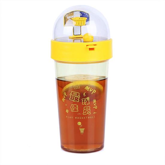 500ml Basketball Water Cup Eco-friendly Large Capacity Portable Fun Sports Shooting Drinking Bottle Travel