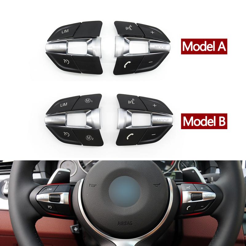 Motorsport Car Steering Wheel Buttons Control Knob Button For BMW F10 F11 F30 F31 F34 F01 F02 F07 F06 F12 F25 F26 F15 F16