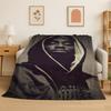 Rapper Eminem Tupac 10pac Hip Hop Rap God Flannel Blanket Soft Warm Throw Blanket for Bedroom Living Room Bed Travel Picnic
