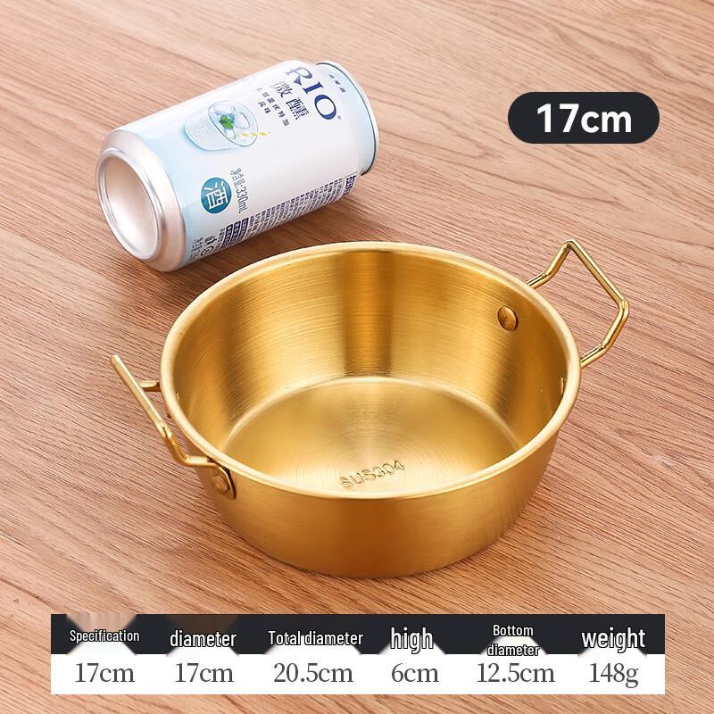 Zhaoran 304 Stainless Steel Two-Handle Snack Bowl