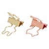 100pcs Binder Clips Strong Clamping Force Rust Resistant Metal Rabbit Binder Clips Cat Binder Clips for Office