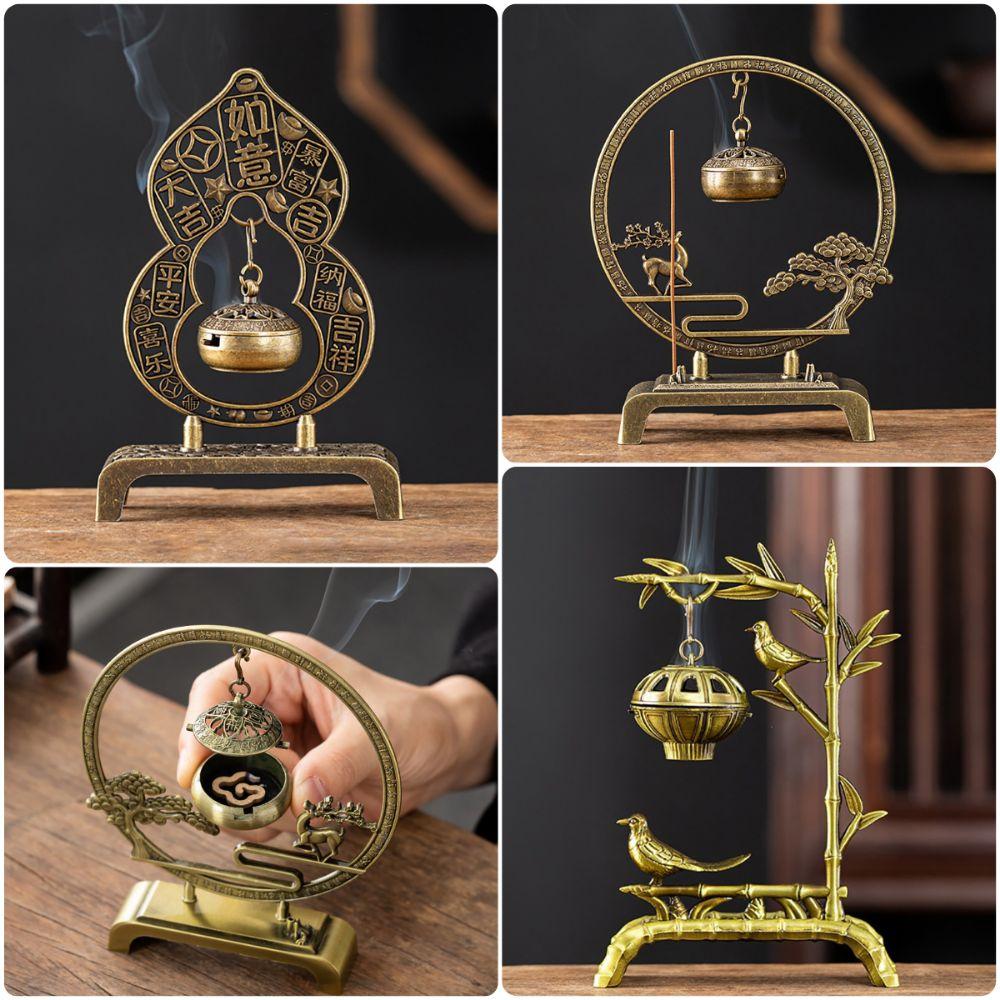 Beautiful Meaning Incense Holder Chinese Style Incense Burning Stove Gift for Guests