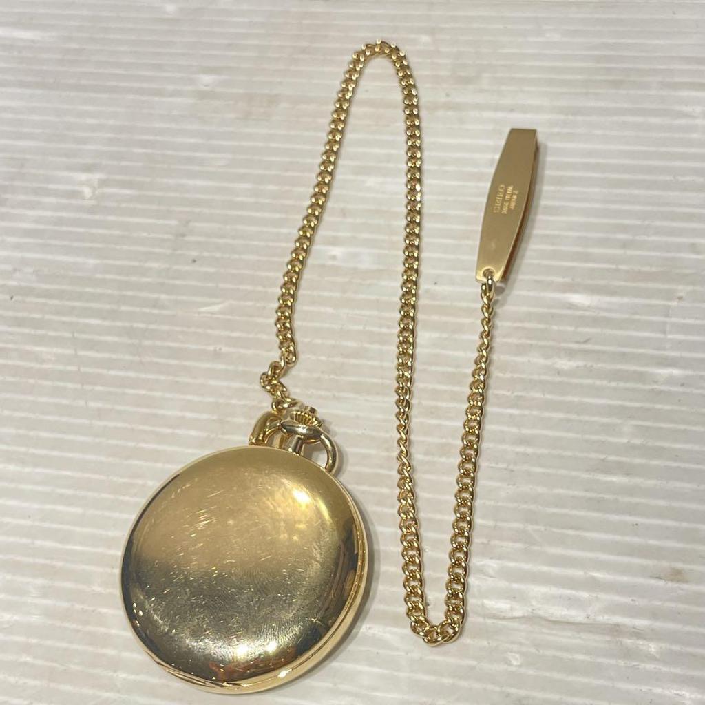 [USED] SEIKO/Seiko pocket watch, small item, with box, Prime Minister's commemorative gift