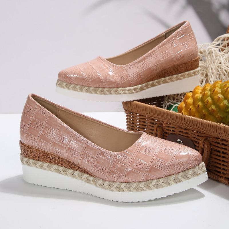 Fashion 2025 New European and American Plus Size New Trifle Bottom Shallow Breathable Pointed Toe Women's Single Shoes