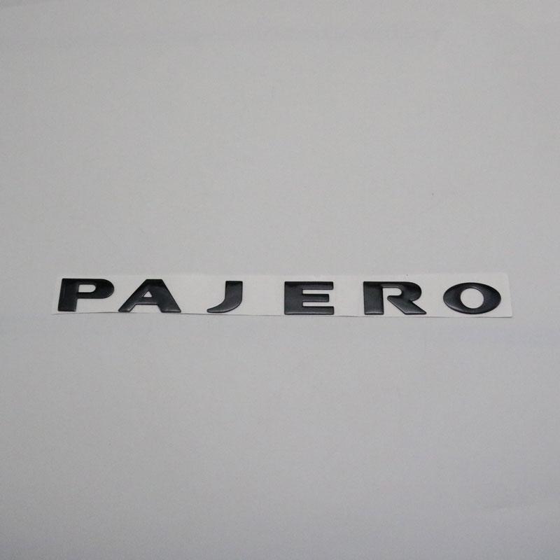 New For Pajero V31 V32 V33 Letters Rear Boot Trunk Tailgate Emblem Badge Logo Nameplate чёрный