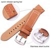 Watchband Genuine Leather Watch Band Strap Quick Release Vintage Watchband Metal Buckle Wristband Belt Accessories 18mm 20mm 22mm 24mm