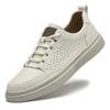 Men's shoes 2025 summer new youth leather waterproof little white board shoes British style Korean version platform casual shoes tide
