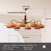 UOSU American Retro Persimmon Pendant Light