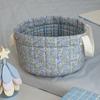 Cotton Laundry Hampers Large Capacity Women Flower Pattern Cosmetic Storage Underwear Storage Basket for Any Room Organization