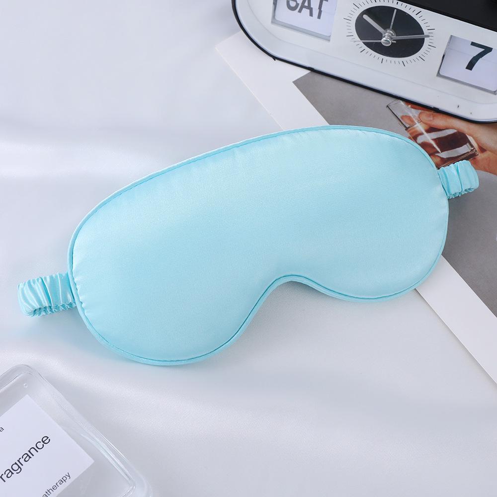 Double-Sided Mulberry Silk Eye Mask with Custom Logo - Light Blocking, Ideal for Travel
