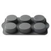 Silicone Cake Mold 6/12-Cavity Mini Fluted Tube Pan BPA-Free Non-Stick Small Cake Baking Mold Food Grade Silicone Mold Gifts for Bakers Mother's