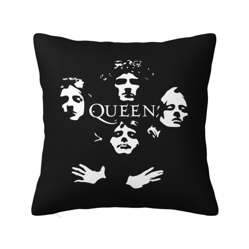 Наволочка на подушку с Фредди Меркьюри и группой Queen, мягкая, в скандинавском стиле, декор для дома 45x45cm18x18Inch