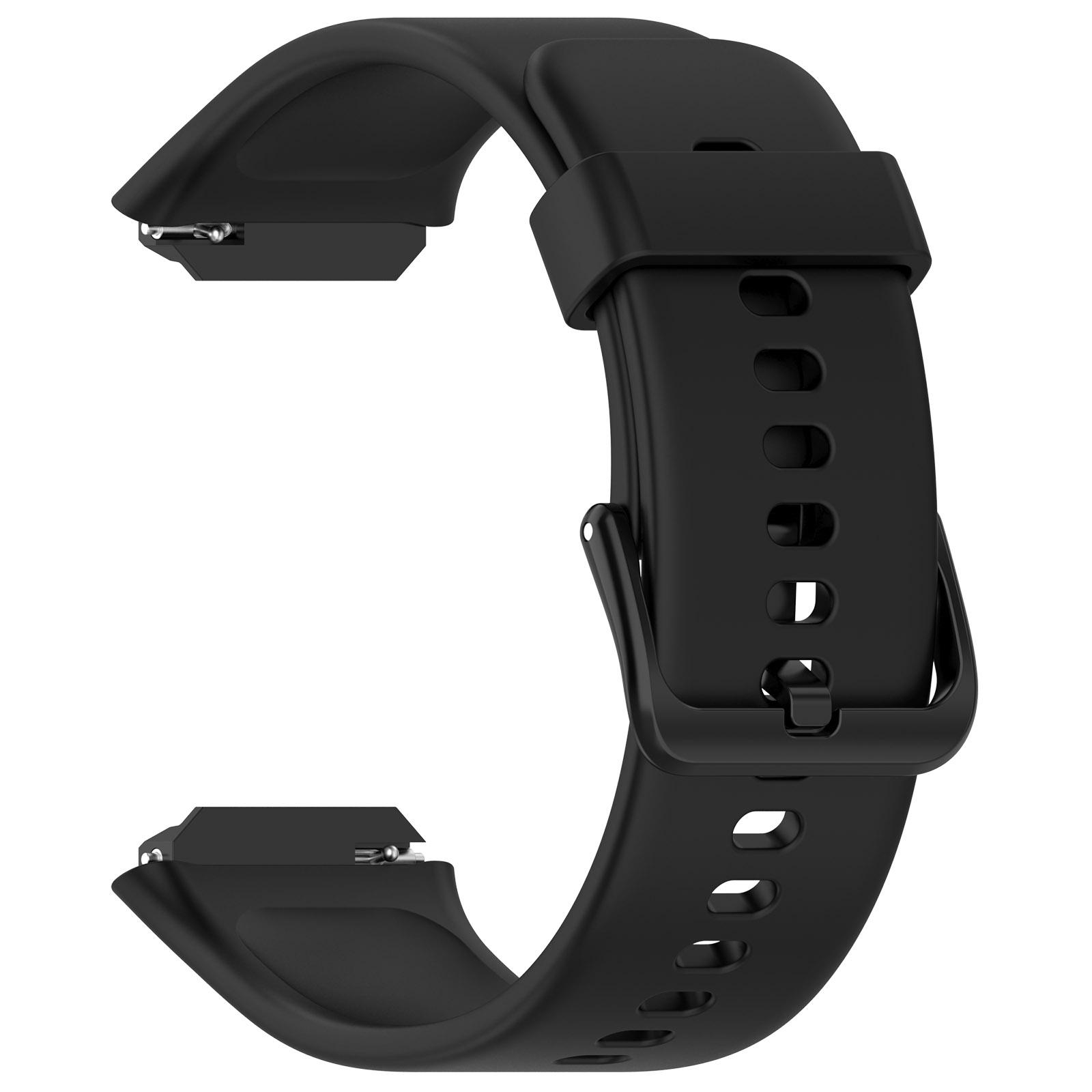 

For SKG V7/V7 Pro Watch Band Soft Silicone Wrist Strap Adjustable Buckle Light Pink