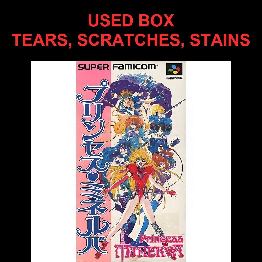Used Princess Minerva SFC SNES Super Famicom SHVC-AVAJ tested working Nintendo RPG Vic Tokai NTSC-J Super Nintendo Cartridge