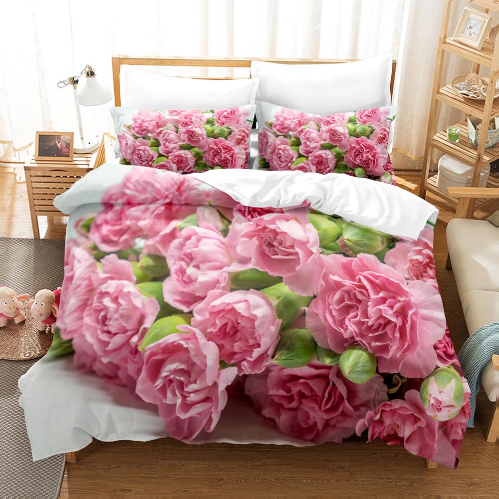 Fashion Technology Printing, 3D Digital Printing, Bedding, Duvet Covers, Pillowcases, Three-piece Sets