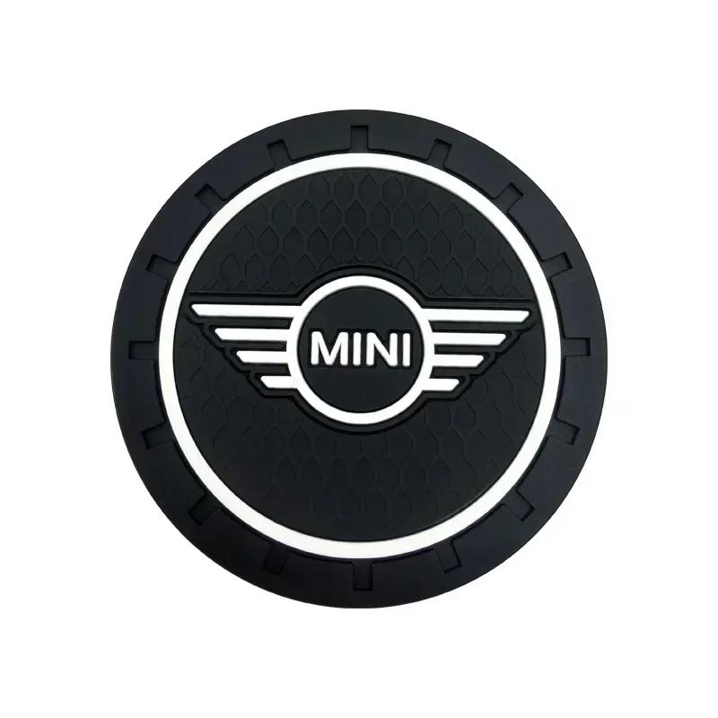 

1/2PCS Car Coasters Water Cup Anti-Slip Silicone Coaster Car Goods For BMW Mini Cooper R56 R50 R53 F56 R60 2011 2012 2013 2018
