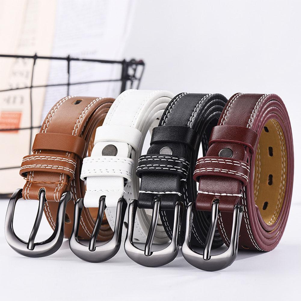 Woman Casual Hollowed-out Belt Retro Simple Lady Needle Buckle Belt