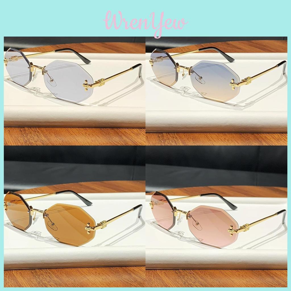 Light Luxury Geometric Square Sunglasses With Uv400 Protection For Fashion Women And Men