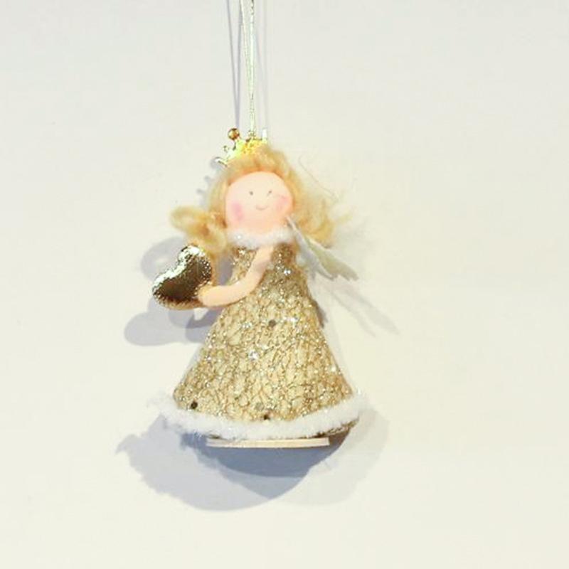 Christmas Home Party Princess Decorative Xmas Tree Supplies Angel Girl DIY Festival Decorations
