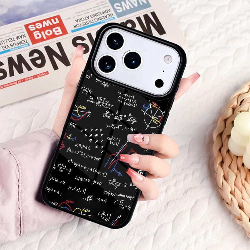 Funny Math Formulas Equations Phone Case For IPhone 17 16e 15 14 13 12 11 Pro Max Air Mini Soft Protective Cover