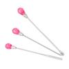 3Pcs Professional Nail Art Stirring Rod Spatula Set Stainless Steel Needle Stick Nail   Tools