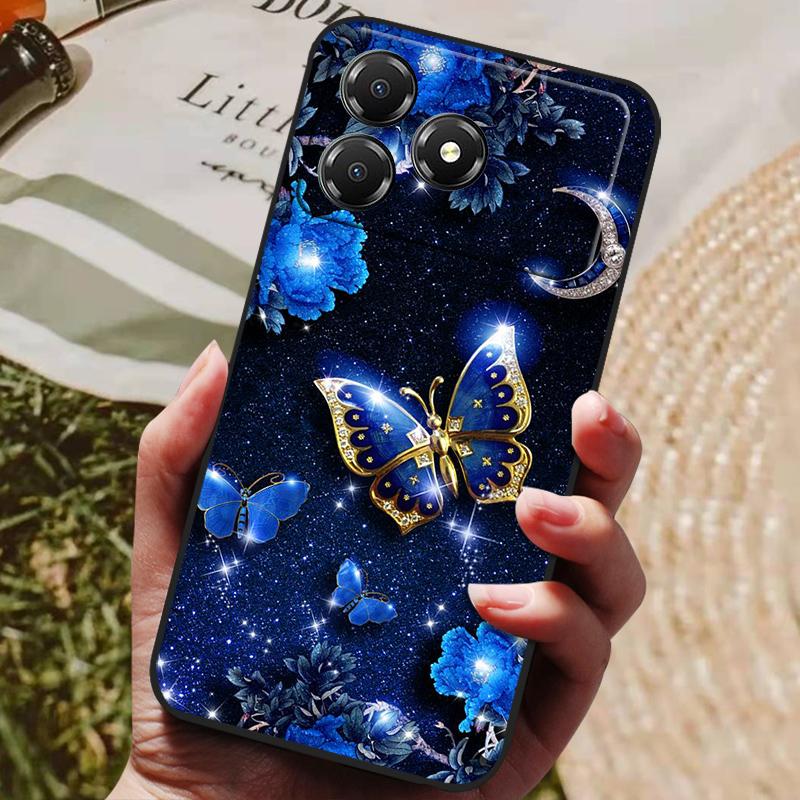 For ZTE Blade A36 4G Case Cover Funda Luxury TPU Shockproof Cartoon Silicone Phone Cover For ZTE Blade A36 A 36 Z2472 Coque