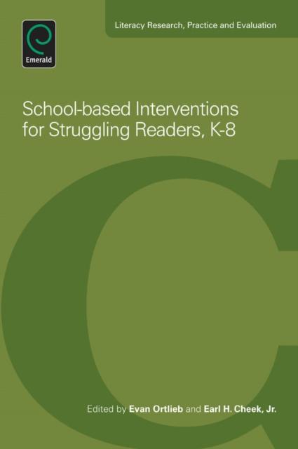 The School-Based Interventions For Struggling Readers, K-8 Book
