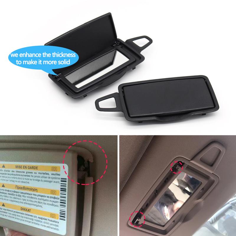 Car Sun Shade Visor Makeup Cosmetic Mirror Cover For Benz A B S C E GLC GLA Class W176 W246 W222 W205 W213 W238 W253 W156 W117