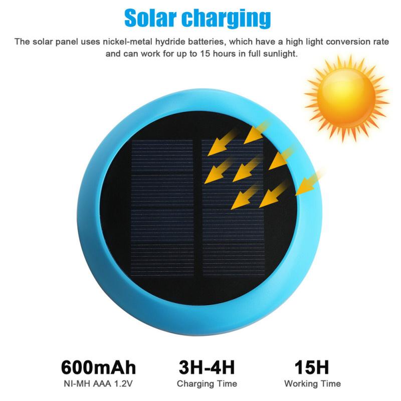 Solar Led Rgb Light Outdoor Garden Pond Swimming Pool Floating Ipx6 Waterproof Lampsn