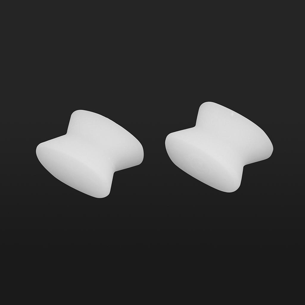 1 Pair Silicone Gel Toe Protector Straightener Separator Alignment Pain Relief LJ