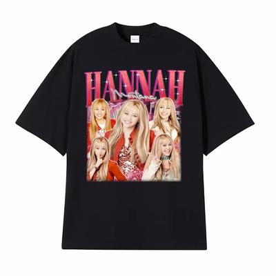 Hannah Montana Hip Hop Retro Style Graphic T Shirt Unisex Women Fashion Harajuku High Street T Shirts Aesthetic 100 Cotton Tshirt