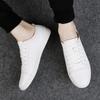 Men's Casual Shoes White Sneakers Genuine Leather Mens Shoes Classic Men Loafers Shoes Lightweight Comfortable Flats Man Fashion