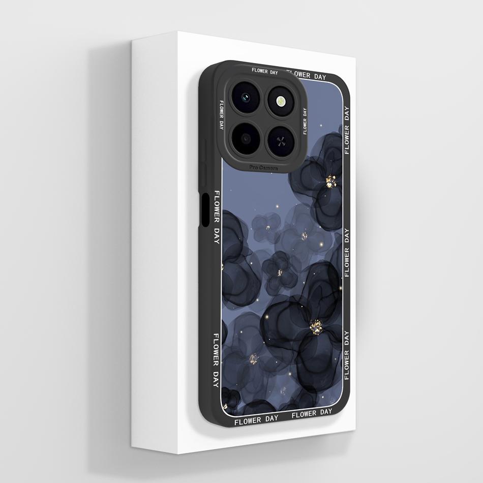 For Honor X6C Phone Case Cute Panda Soft Back Cover High Quality Liquid Silicone Anti Drop Funda Lightweight Couple Bumper Gift