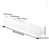Acrylic Jewelry Display Stand for Necklaces, Earrings, and Rings - Wall Mount Organizer with Large Capacity