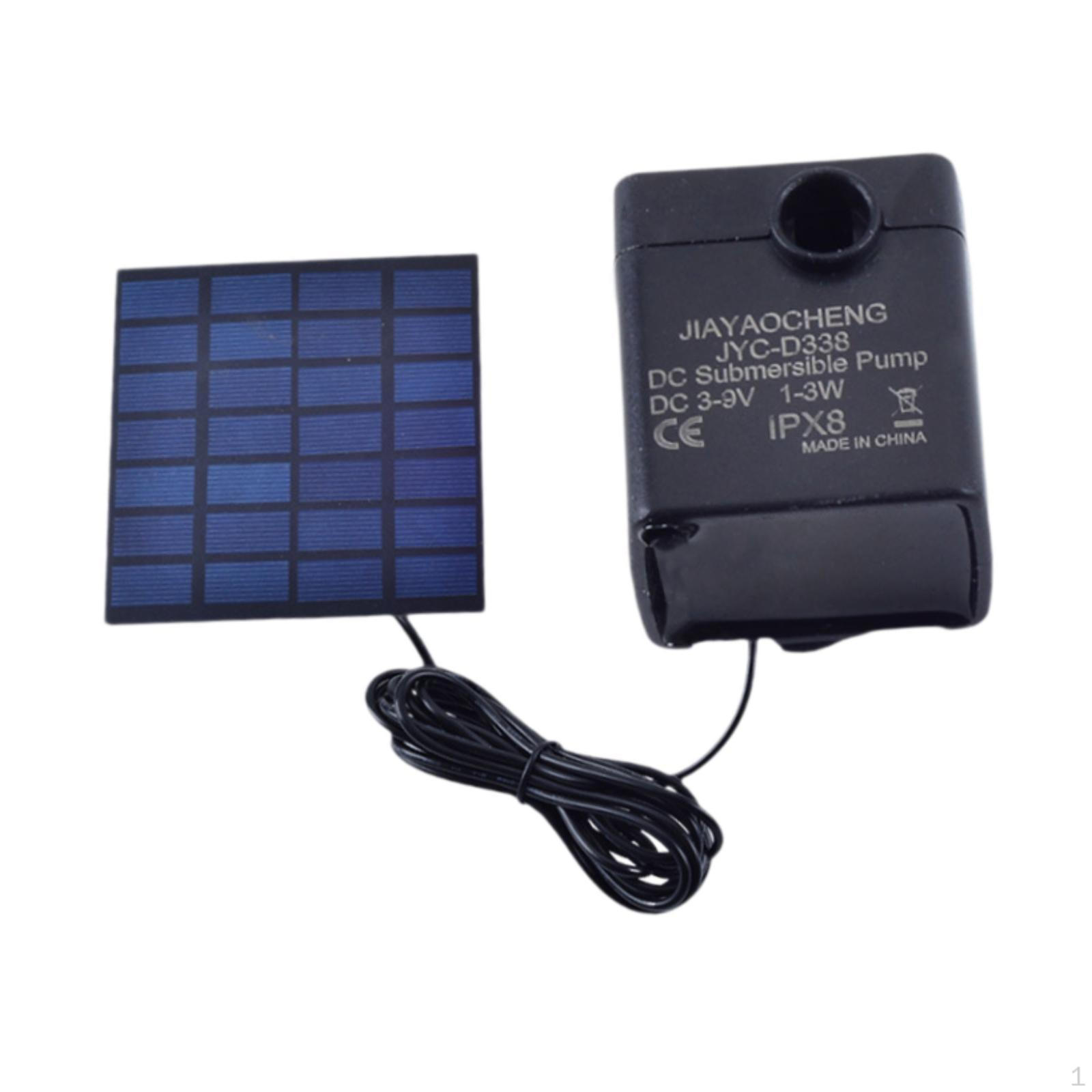 

Solar Water Pump Pond Pump, Reliable, Decorative Practical Geyser Outdoor for Backyard