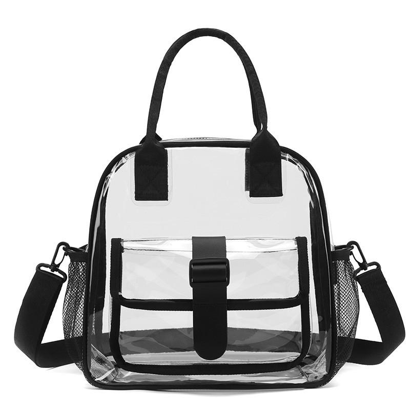 Sac de voyage transparent en PVC avec caractéristiques imperméables pour les voyages décontractés et les événements