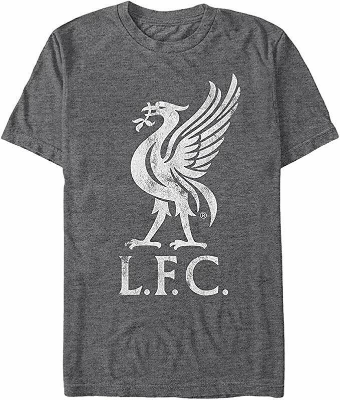Official Apparel Liverpool Soccer Club Bird Logo 100% Cotton T-shirt Mens Womens Tees Top. 3XL
