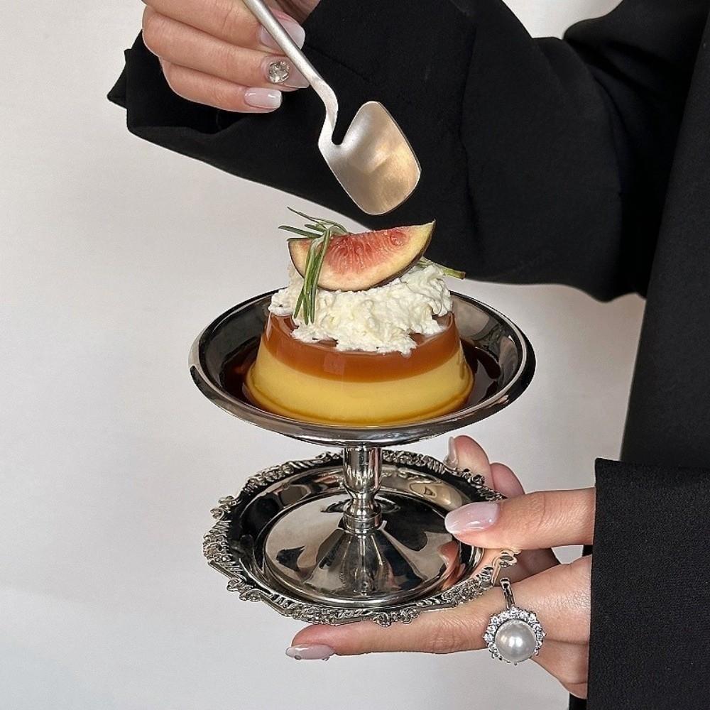 Retro Style Dessert Cup 304 Stainless Steel Salad Goblet New Ice Cream Cup  Bar Dinnerware
