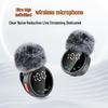 A8 Wireless Lavalier Microphone: 3-in-1 Noise Reduction for Outdoor Live Audio Recording & Universal Camera Use