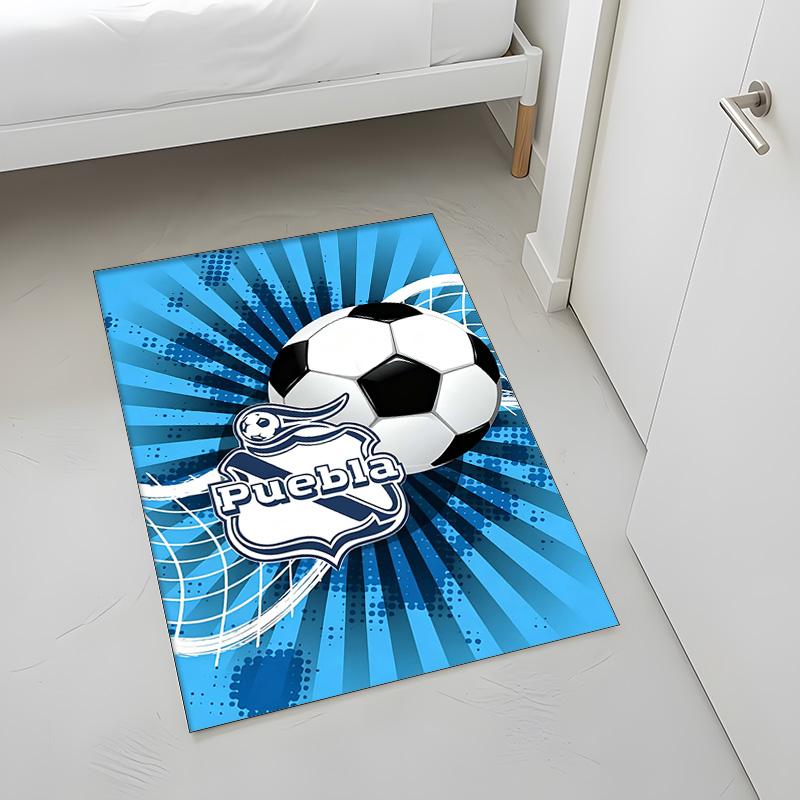 Puebla FC (1) Rug Suitable For Living Rooms Bedrooms Computer Rooms Dining Areas And Placement Under Tables And Chairs Also An Ideal Choice For Office