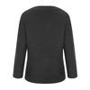 Women's Fashion Casual Solid Color  Sweater Long Sleeve Pullover Sweater Top