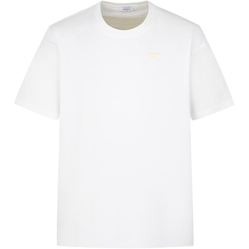 OFF WHITE T-shirt Uomo Autunno/Inverno 2019 Bianca OMAA038F191850100160