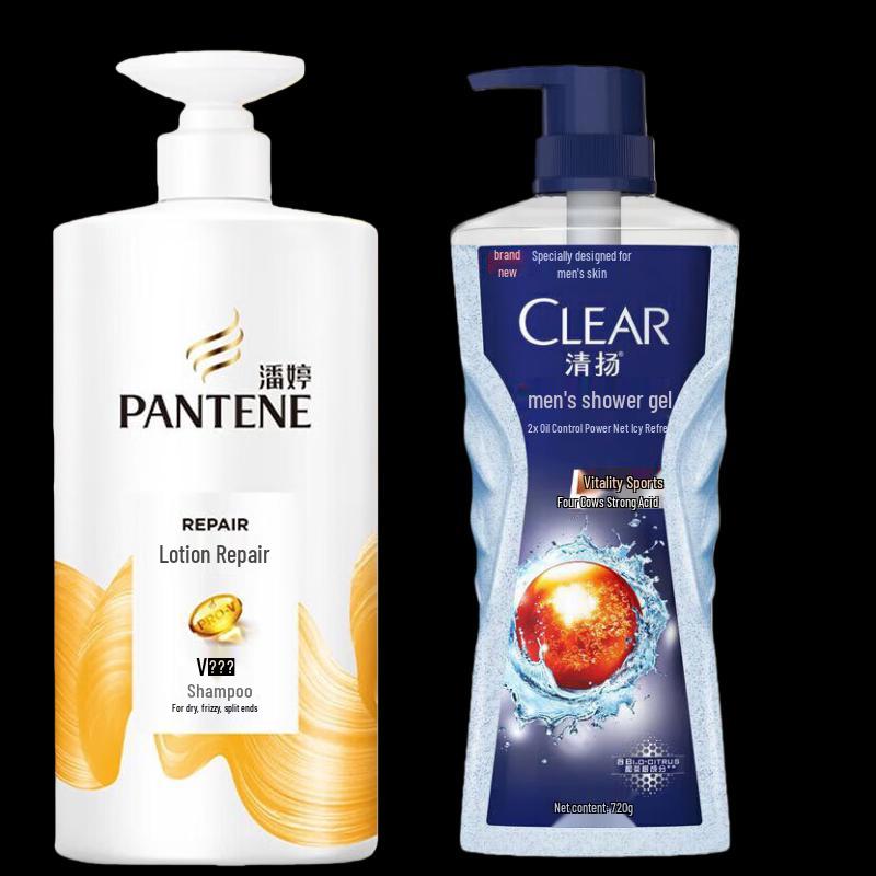 Набор Pantene Шампунь Repair и Гель для душа Clear Men Active Sport