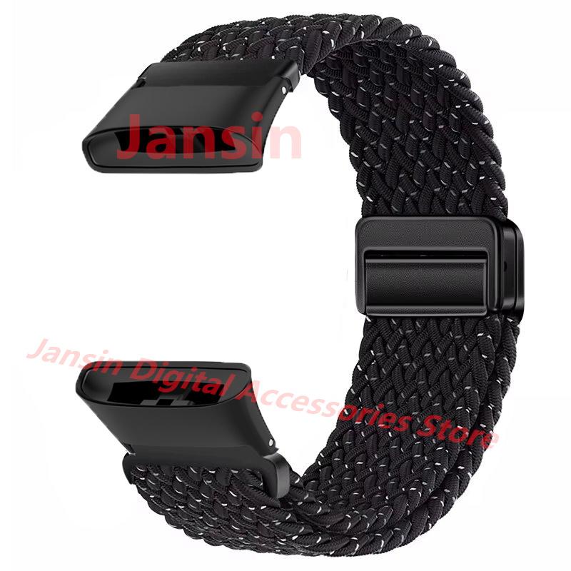 Correa de Nailon Para Redmi Watch 3 Correa Tejida Bucle Pulsera Magnética Para Xiaomi Redmi Watch 3 Correa Deportiva Reemplazable