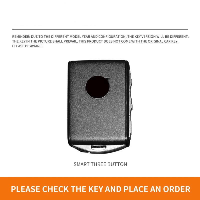 Zinc Alloy Leather Car Key Case For Volvo Xc60 Xc40 Xc90 S90 V60 S60 V90 C40 Polestar 1 Polestar 2 Key Fob Car Accessories