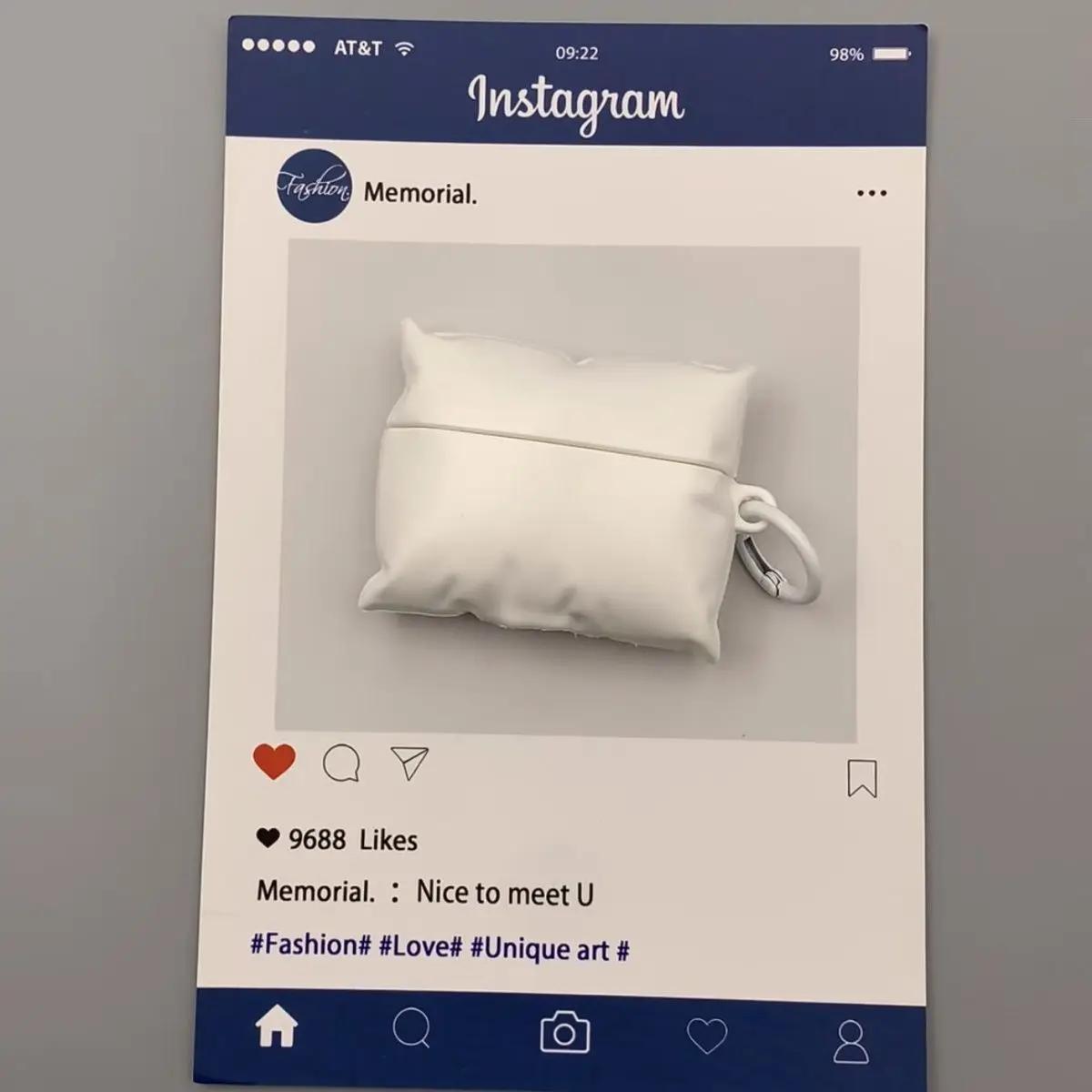 

Милый маленький чехол-подголовник для наушников Apple Airpods 1/2 Pro Pro2 3 4 Силиконовый мягкий чехол с подвеской-помпоном For AirPods 1 or 2