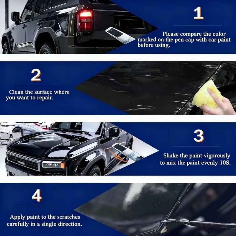 Car Touch Up Paint(Classic Silver Metallic(1F7(Include 2UF))) for Toyota, Car Paint Scratch Repair Kit, Quick & Easy Solution to