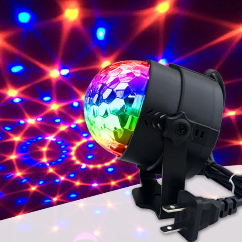 Mini Disko Párty Světelná Koule KTV Projekce Barevná Atmosféra Rotující Světlo Malá LED Pódium Barevná Lampa