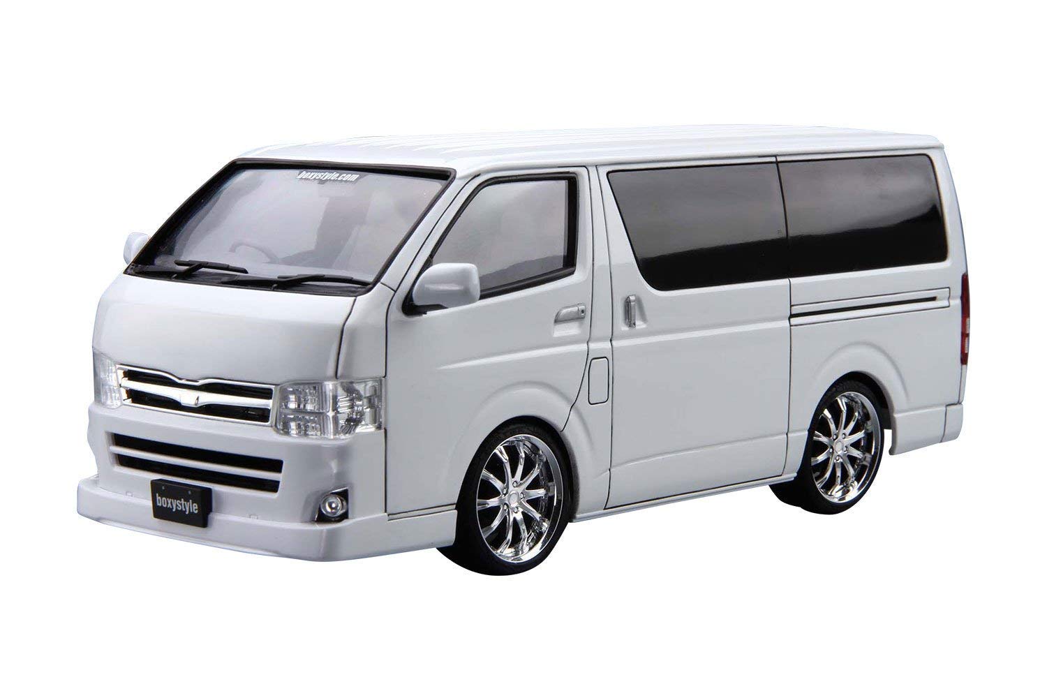 

Aoshima Bunka Kyozai The Tuned Car Boxystyle TRH200V Hiace Super GL Plastic Model Kit 1/24 10