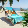 SpongeBob Cartoon Print Beach Towel, Large Soft Quick Dry Towel for Beach Camping Swimming